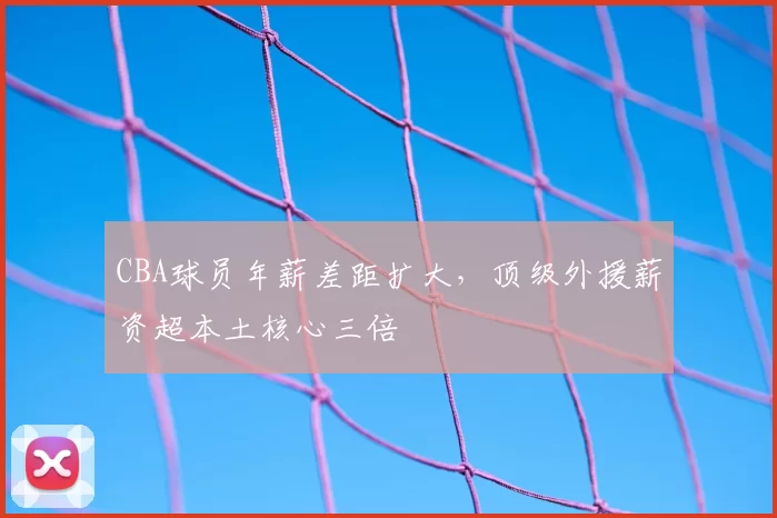 CBA球员年薪差距扩大,顶级外援薪资超本土核心三倍